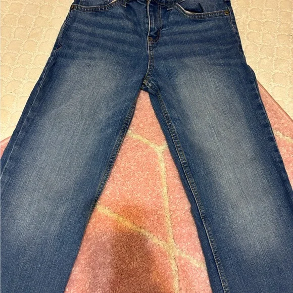 4 pairs of Cat & Jack Kids Bootcut Blue Jeans - Picture 3 of 5